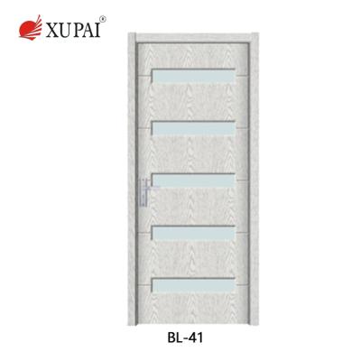 China New Products Water Resistant PVC Door Pakistan PVC Canopy Door PVC Door Kitchen Almirah Bifold Design for sale