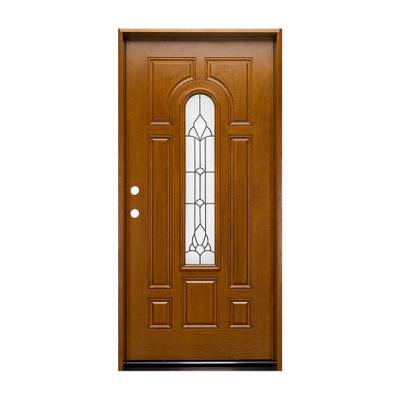 China Cheap Price PVC Swing Bathroom Door Glass Interior PVC Toilet Door for sale