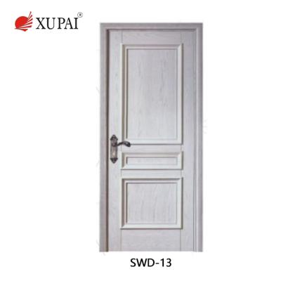 China Antique Chinese Wood Doors Swing Top Smooth Residential Interior Wood Door MDF Laminated Door for sale