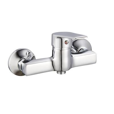 China With Single Slide Bar Chrome Hot And Cold Water Bathroom Zinc Alloy Shower Faucet for sale