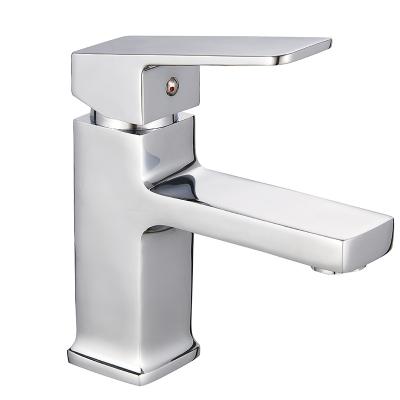 China Pull Out Spray Square Single Hole Basin Faucet Zinc Alloy Water Faucet With Cheap Price for sale