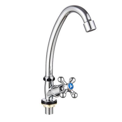 China Pull Out Single Hole Spray Household Hot And Cold Water Zinc Alloy Kitchen Faucet for sale