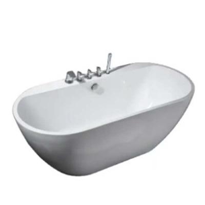 China Beautiful Freestanding Comfortable Bathroom Large Clear Acrylic Bathtub For Home for sale