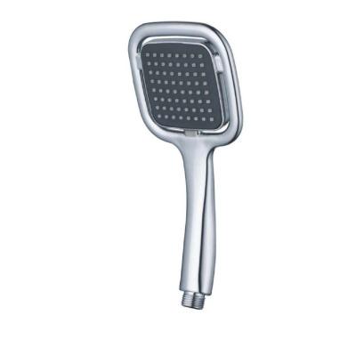 China Without Diverter One Square Spray Rainfall Shower Head Chrome Self Clean Plastic Hand Shower for sale