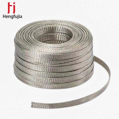 China Enclosed Bus Channels 10 Square Mm Factory Supply Copper Braid Wire Braided Tinned Copper Braided Wire Copper Wire Products for sale