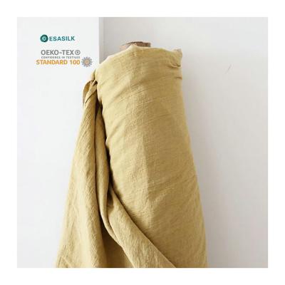 China Breathable Linen Fabric 100% Organic Textile For Linen Shirt And Bedding From Belarusian Linen Supplier for sale