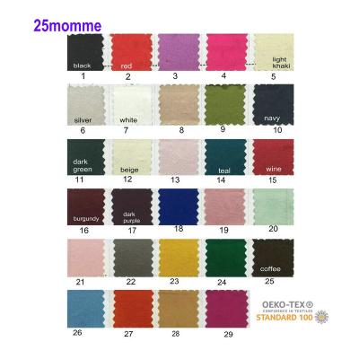 China Manufacturer 100 Breathable Silk Fabric Wholesale Pure Plain 25mm Silk Fabric for sale