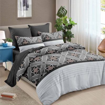 China Amazon America viable stayle queen size duvet cover down comforter cover printing 3 pice set for sale