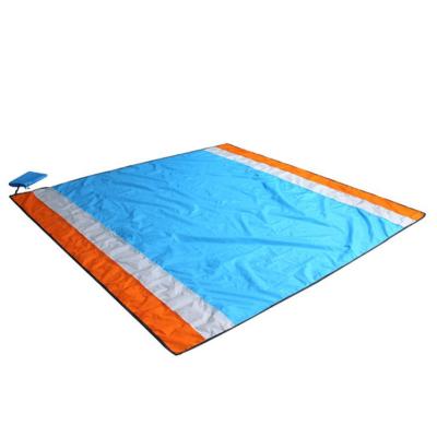 China Wholesale Polyester Amazon Sandfree Beach Blanket Large Lightweight Outdoor Sand Make Waterproof Sand Proof Beach Blanket For Camping Resistant for sale