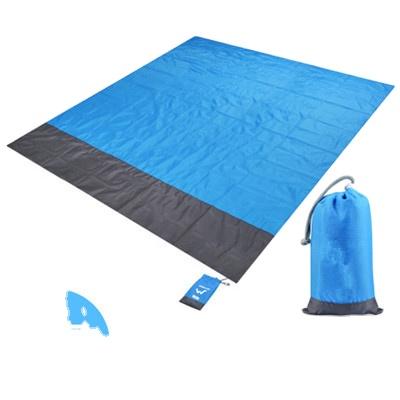 China Outdoor Picnic Mat Beach Pocket Waterproof, Amazon Blanket Folding Mat Polyester Waterproof Portable Sand Beach Free Blanket for sale