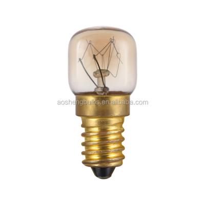 China Best Price Edison Bulb ST26 Fridge Incandescent Incandescent Lamp 110V-240V 25W E14S Amber Clear For Microwave Oven for sale