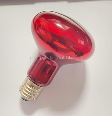 China Hot R80 R95 Sterilization Lamp Brass Pet Bulb The Crawler Bulb Infrared Heat Light Farm Heater Lamp For Reptile Heater for sale