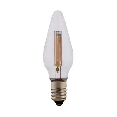 China C6 LED Brass Olive Bulb C6 LED Striped Candle Light Bulb LED Christmas Bridge Light C6 LED Christmas Candle Bridge Light for sale