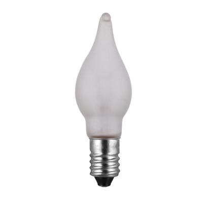 China Brass C17 LED Frosted Miniature Frosted Christmas Light Bulb C17 LED Candle Bulb C17 LED Bulb for sale