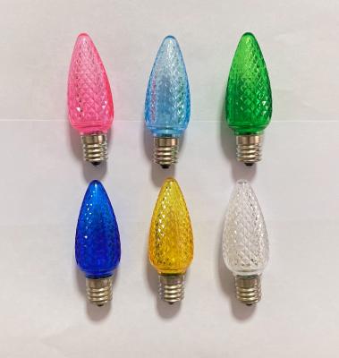 China Colors Holiday Lighting C9 LED BULB Garden LED 0.5W 0.8W C9 Christmas Decoration Light Bulb for sale