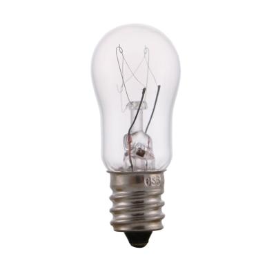 China S6 Miniature Bulb S6 Bulb 130V6W E12 Tungsten Filament Brass Incandescent Bulbs for sale