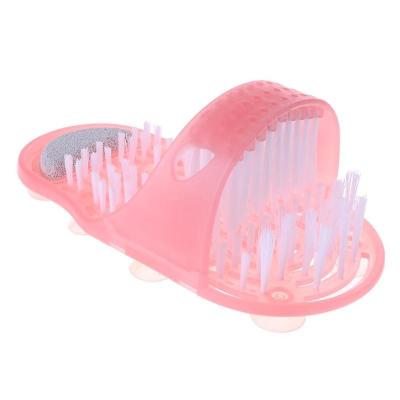 China EXFOLIATING 2020 New Easy Exfoliate Cleaner Shower Foot Scrubber Brush Massage for sale