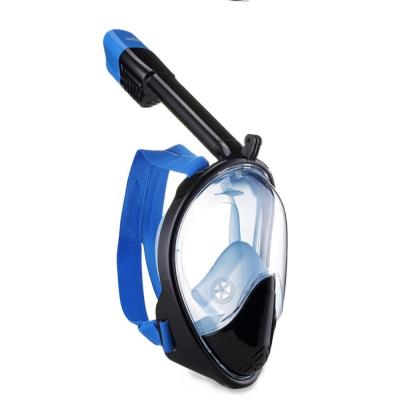 China 2019 Eco-friendly New Water Sport 180 Degree View Underwater Swimming Full Face Breathable Masks for sale