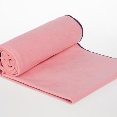 China Anit Non Slip Slip Sheared Microfiber Quick Dry Cloth Sports Yoga Mat Towel for sale