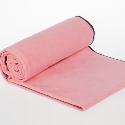 China Non Slip Skid Sheared Sheared Suede Warm Blankets Sport Yoga Mat Towel for sale