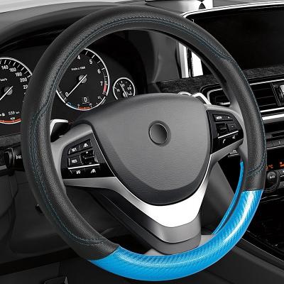 China New Design Color PU PVC Material Bus Customized Steering Wheel Cover Four Seasons for sale