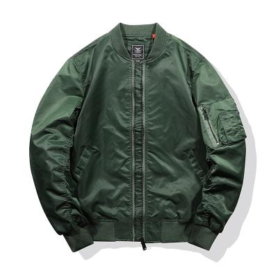 China Waterproof 2021 NEW OEM Autumn Winter Custom Logo Cropped Bomber Jacket Nylon Bomber Jacket for sale