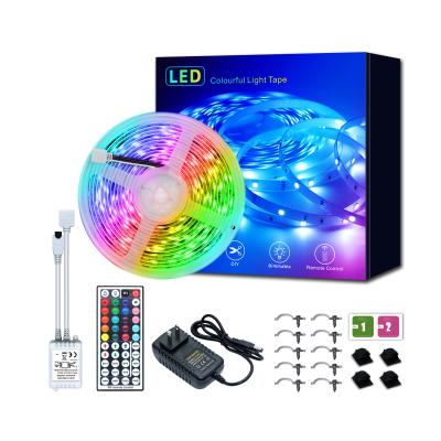 China Residential LED Strip Light Kit with 44 Head Flexible Remote Control 5050rgb IP20/IP65 Color Changing Strip Light Kit for sale