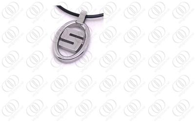 China Round CNC CZ 316L Stainless Steel Pendants Jewelry With S Rotating Design for sale