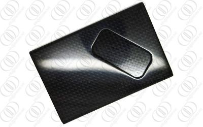 China Black Carbon Fiber Credit Card Holder Anti-corrosion With Glossy Finish for sale