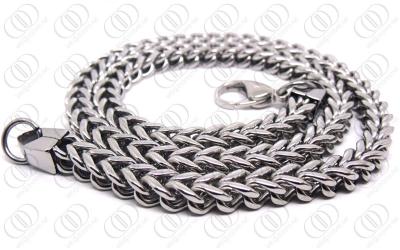 China 4 Faced Curb Chain Stainless Steel Necklace for sale