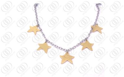 China Lady Stainless Steel Necklace Five-pointed Star for sale