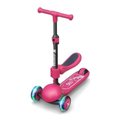 China Wholesale Cartoon Factory Price 2 In 1 Kick Scooters With Seat Kids Balance Scooters for sale