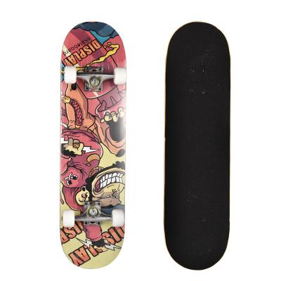 China 2022 Youth New Design 31 Inch Maple OEM 60x45 Mm PVC Wheels Skateboard Decks Maple Wood for sale