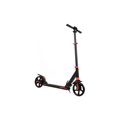 China Youth Aluminum Folding Push Scooter Big Wheels Dual Suspension 200 Kick Scooter for sale