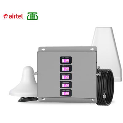 China India Full Band 850 900 1800 2100 2300mhz 5 Band Signal Booster 3g 4g Mobile Phone Signal Repeater S3GDW-BH for sale