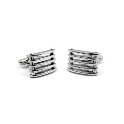 China Personality And Shiny Finish Fashion Stainless Steel Cufflinks Stylish Men for sale