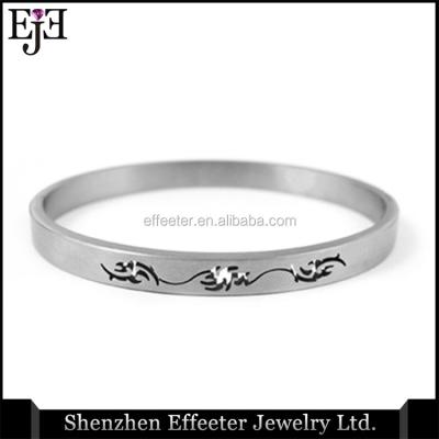 China Silver Professional Bali Indonesia Stainless Steel Jewelry Cuff Bracelet for sale