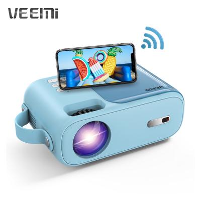 China Portable Outdoor Built-in Small Mini Projector Speakers VEEMI Mini Projectors For Sale Pocket LED 480P Movie for sale