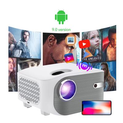 China 3D Ready VEEMI Home Theater Beamer Portable Multimedia 7000 Lumens 4k Projector Supported Android 9.0 Projector for sale