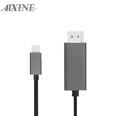 China Best Quality High Resolution Lithium I-Compatible Shell Video Convert Cable H D M 4K USB C Type C for sale