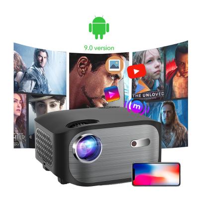 China Newest Android 9.0 Version Factory Wholesale HD 1080P Android 3D Projector LCD Ready Portable Projector for sale