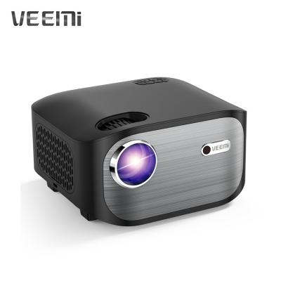 China Original factory gift home metal material built-in speakers 250 inch 7000 lumens 4:3/16:9 lcd small portable projector VEEMI A1 for sale