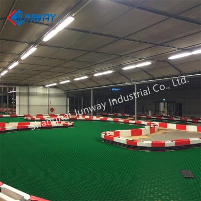 China Interlocking Slope Tile Indoor&Outdoor Dry Durable Go Karting Drift for sale