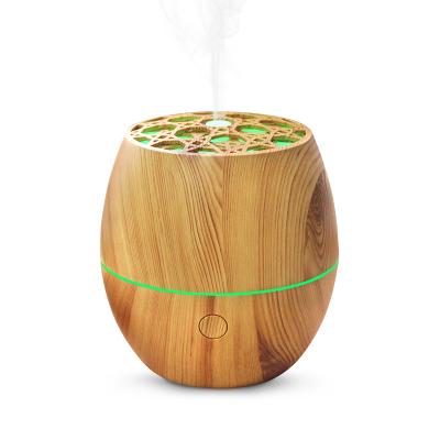 China SOICARE Car Portable Wood Grain Essential Oil USB Ultrasonic Aroma Diffuser for sale