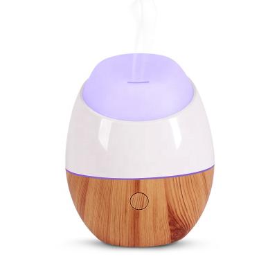 China New SOICARE Ultrasonic Car USB Aroma Diffuser with Wooden Base and 7 LED Light for sale