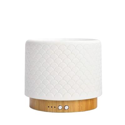 China Hotel SOICARE China Supplier Ceramic Bamboo Ultrasonic Aromatherapy Essential Oil Diffuser for sale