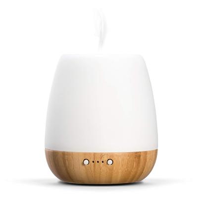 China Hotel Soicare 180ml Bamboo Glass Air Humidifier Ultrasonic Cool Mist Aroma Essential Oil Diffuser for sale