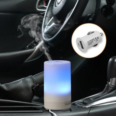 China Mini Car Hotel 50ml Aroma Diffuser Ultrasonic Aroma Diffuser Mist Humidifier for sale