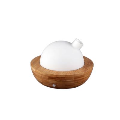 China Household Soicare Aroma Humidifier Aroma Essential Oil Car Bamboo Wood Glass Diffuser for sale