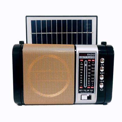 China Mini Solar TF USB Switch FM AM Tri Band Portable Radio Mini Speaker Pocket for sale